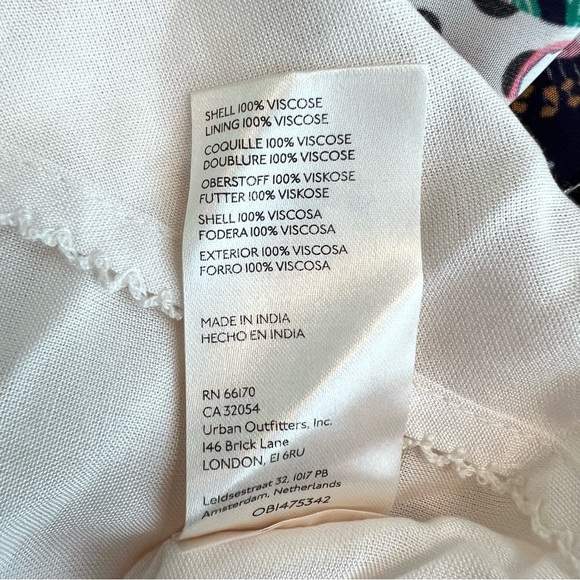 NWT Anthropologie Ruffled Patchwork Midi Dress - Picture 9 of 10